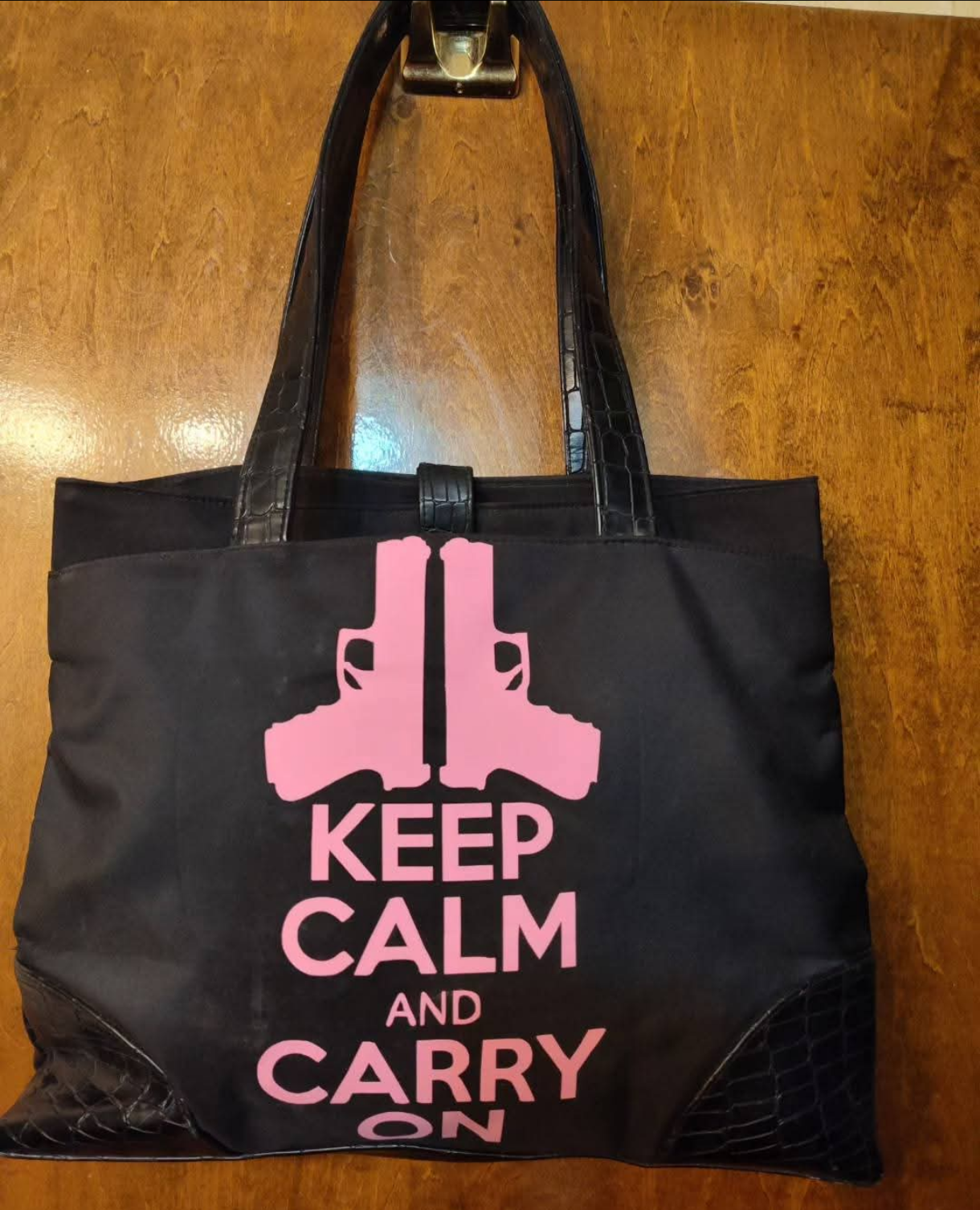 Come and take it keep calm and carry on 2nd amendment purse