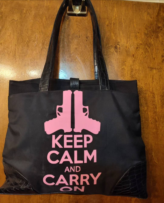 Come and take it keep calm and carry on 2nd amendment purse