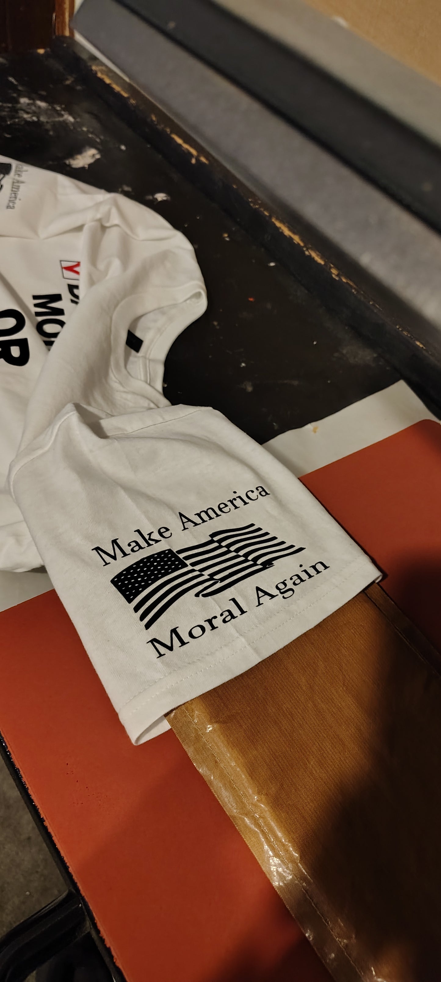 Dangerous Morality Over Peaceful Immorality Make America Moral Again shirt