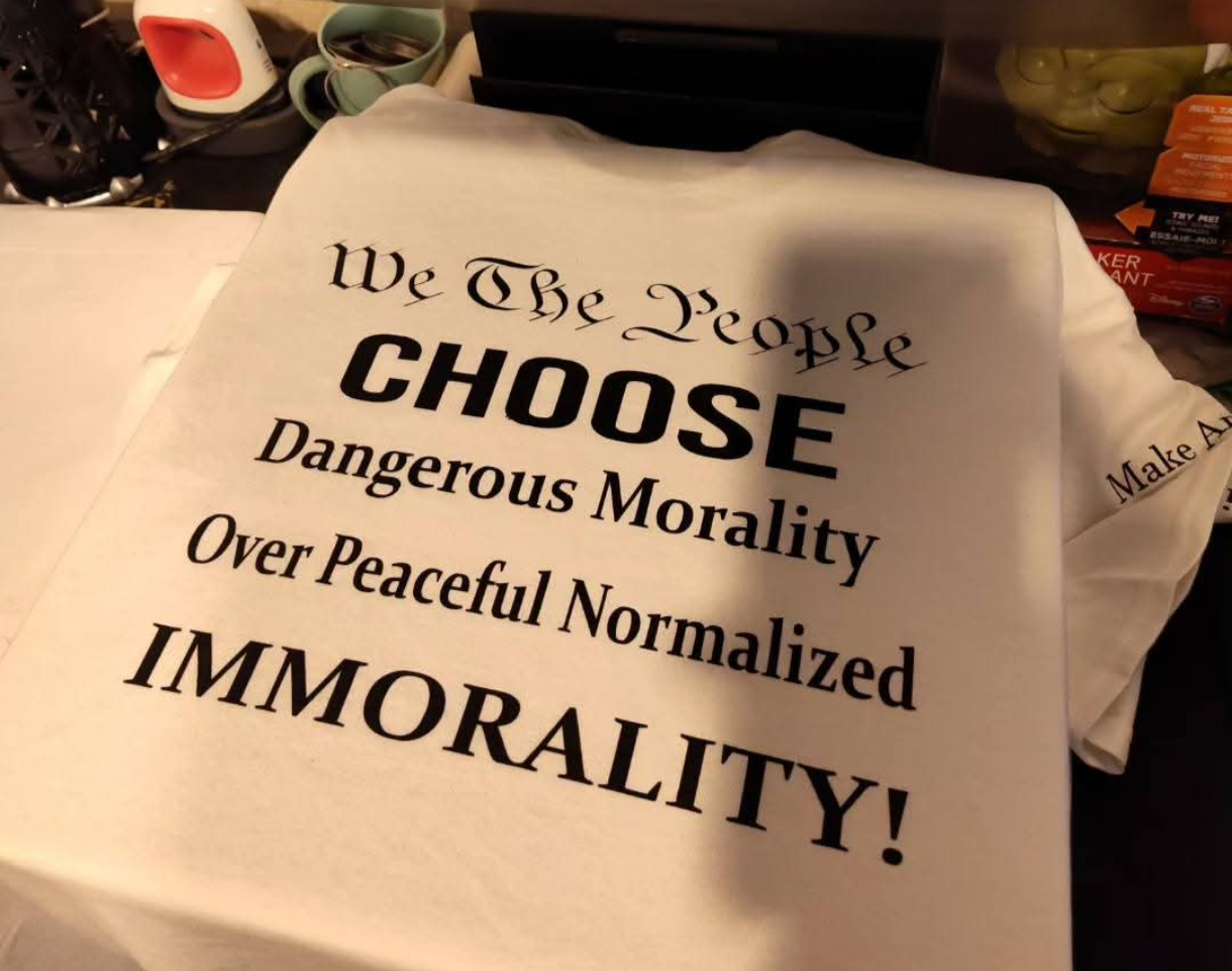 Triggering the spirits of the immoral Make America Moral Again birth year shirt (your custom birth year)