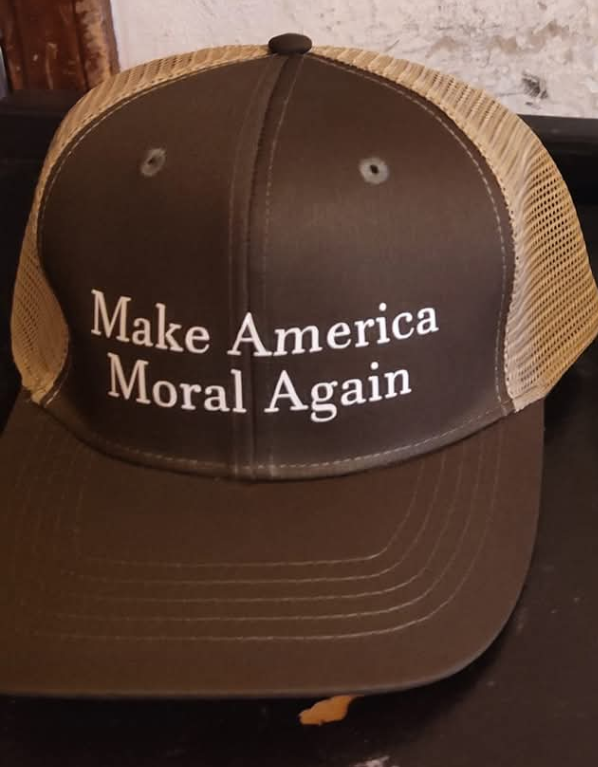 Make America Moral Again snapback trucker hat