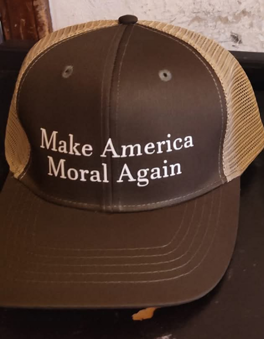 Make America Moral Again snapback trucker hat