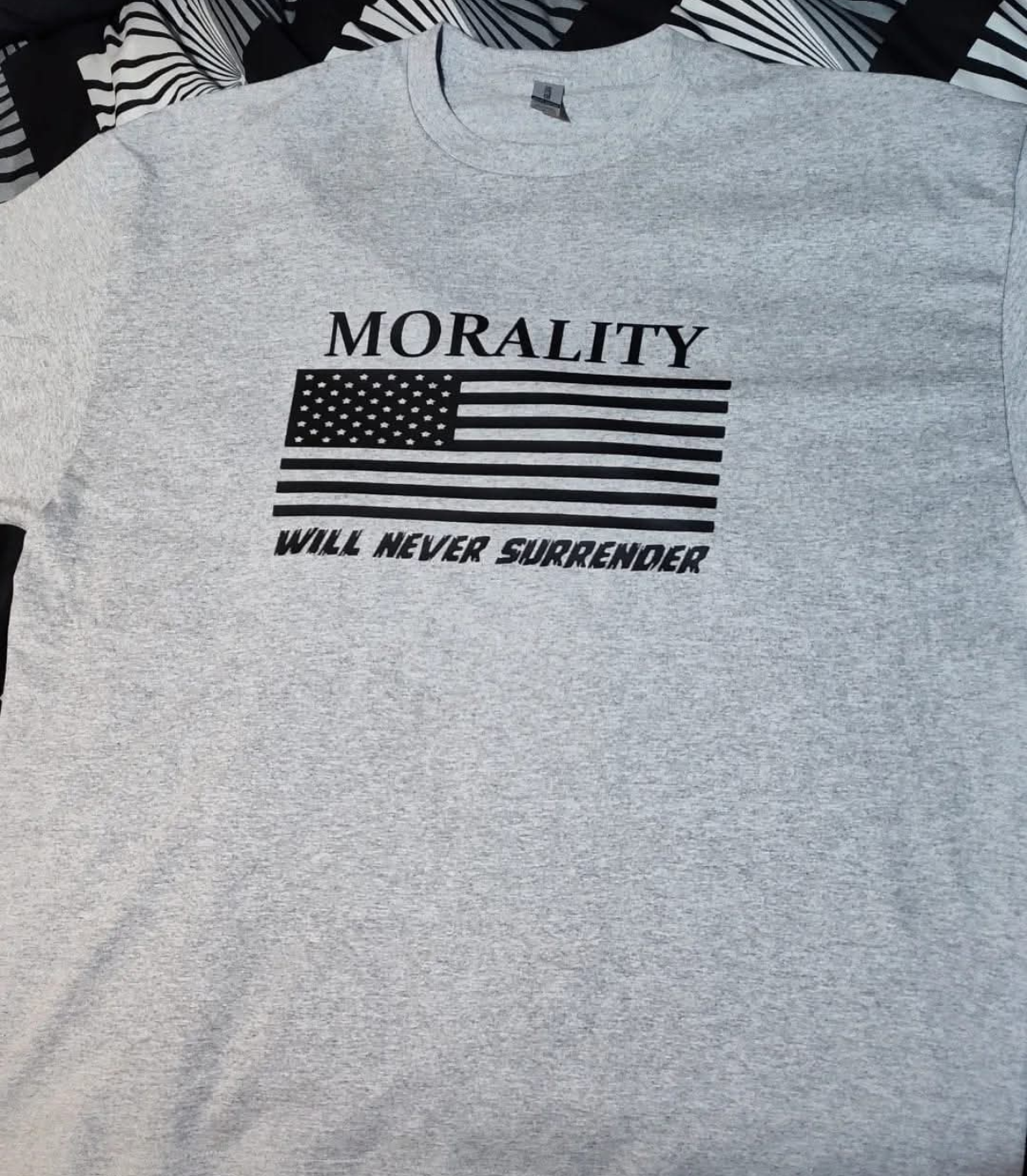 Morality will never surrender Make America Moral Again shirt