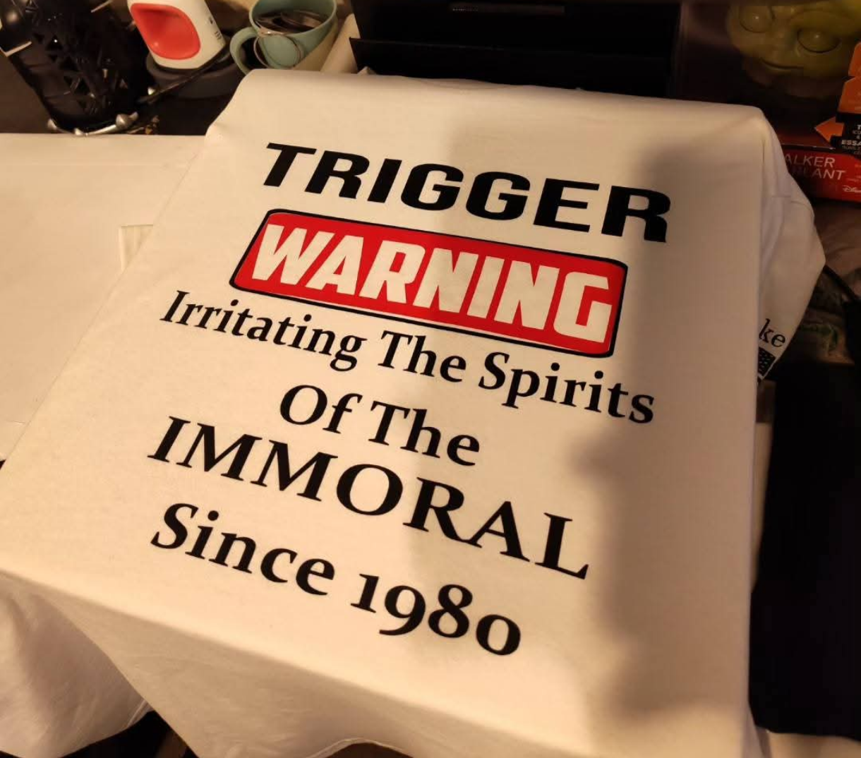 Triggering the spirits of the immoral Make America Moral Again birth year shirt (your custom birth year)
