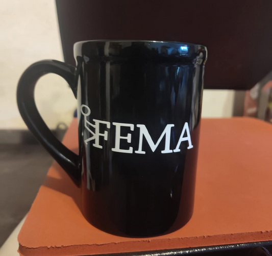 16oz funny F FEMA coffee mug