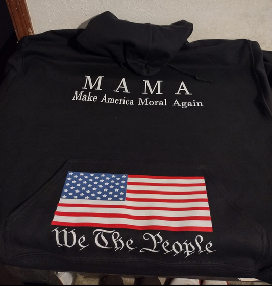 Original Make America Moral Again hoodie