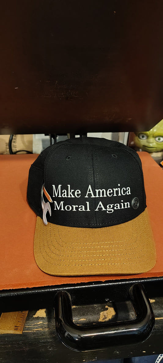 Make America Moral Again Velcro strap pocket hat
