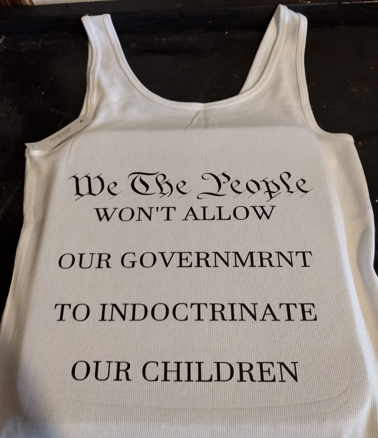 Make America Moral Again womens fitted tank top