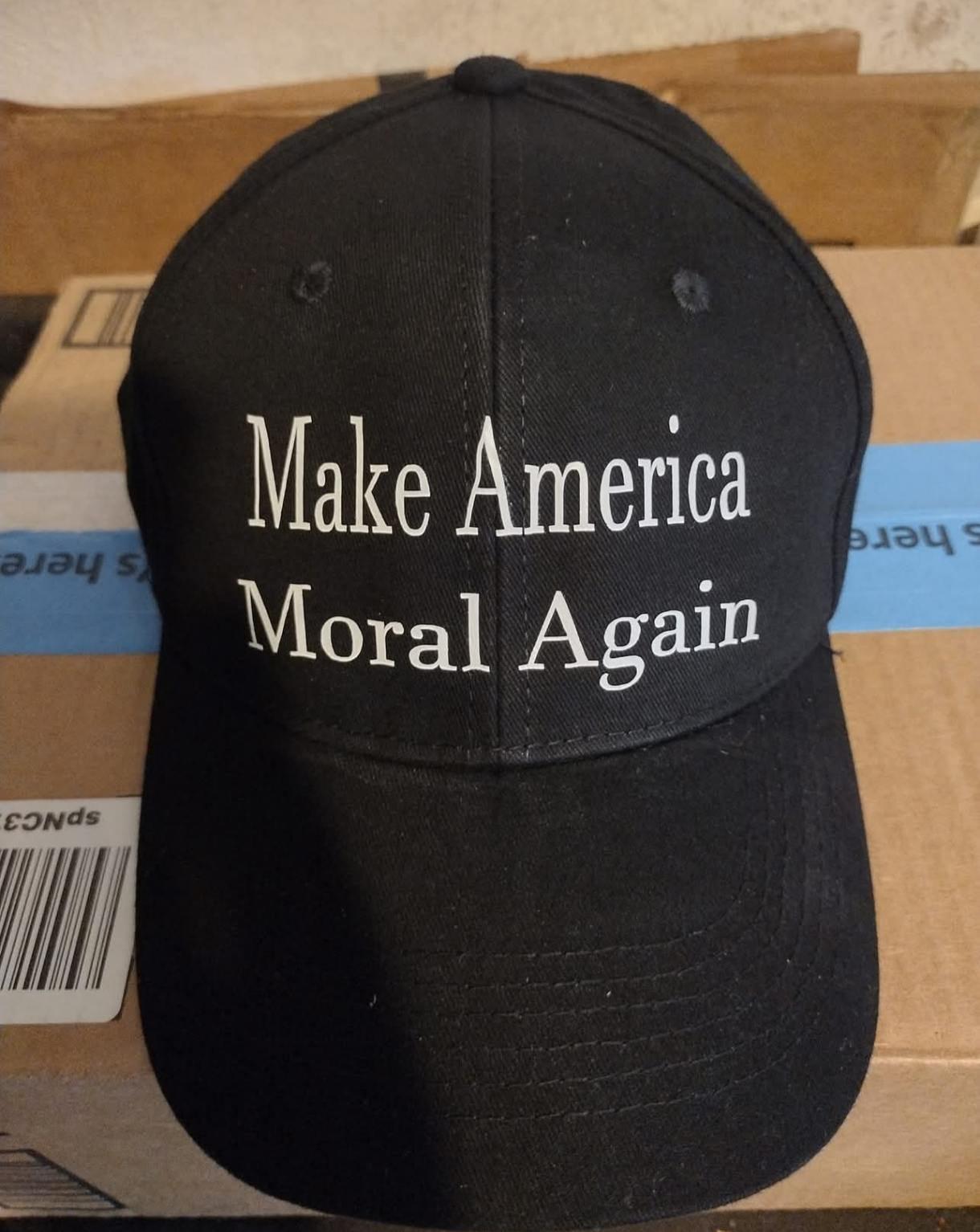 Make America Moral Again Velcro Ball Cap