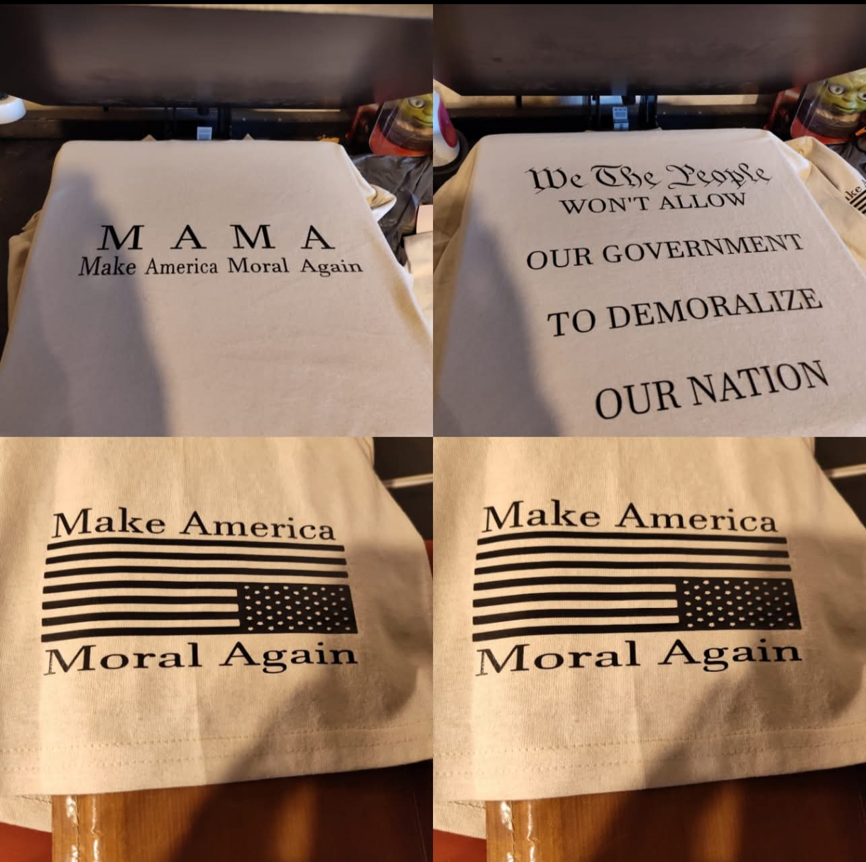Distressed Make America Moral Again shirt