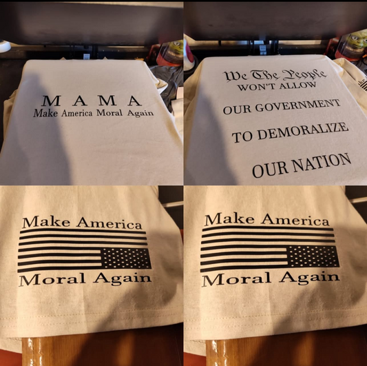 Distressed Make America Moral Again shirt