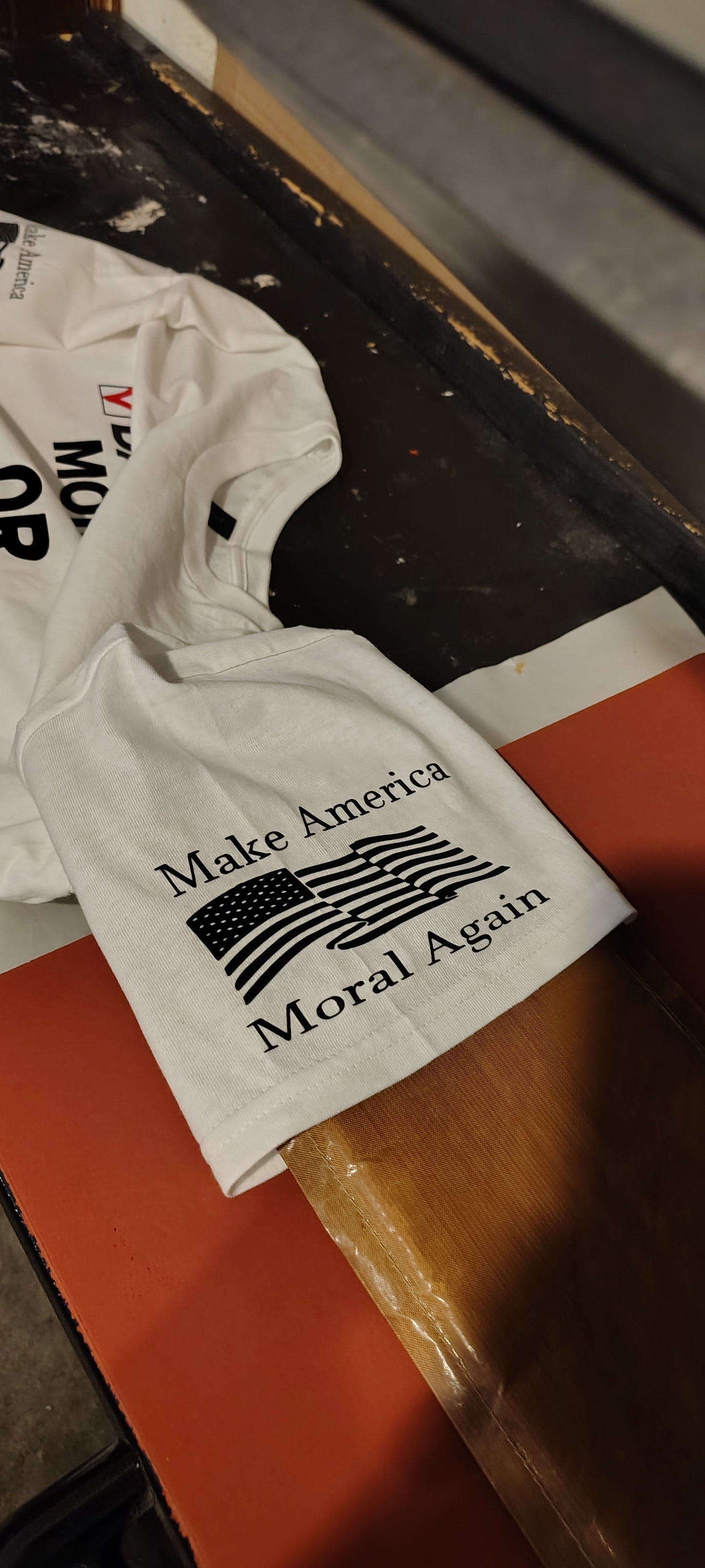 Dangerous Morality Over Peaceful Immorality Make America Moral Again shirt